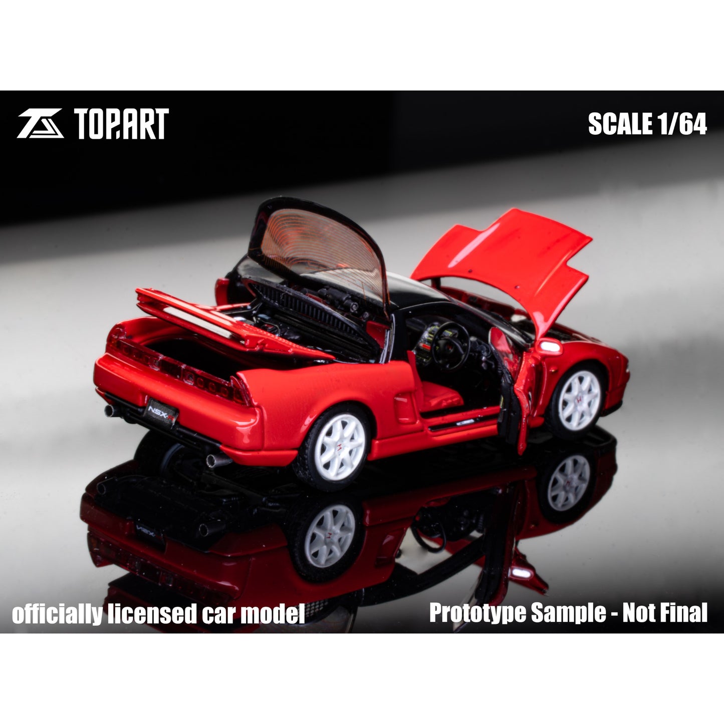 TopArt - Pre-Order - Honda NSX-R (NA1) 1992-1995, Red - TAO640009