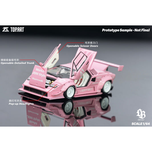 TopArt - Pre-Order - LBWK Countach, Pink - TAO640012
