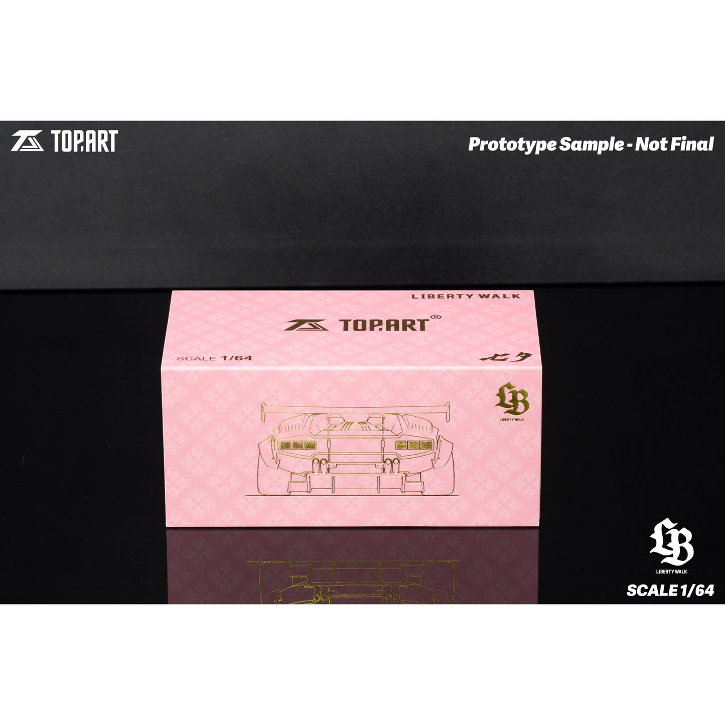 TopArt - Pre-Order - LBWK Countach, Pink - TAO640012