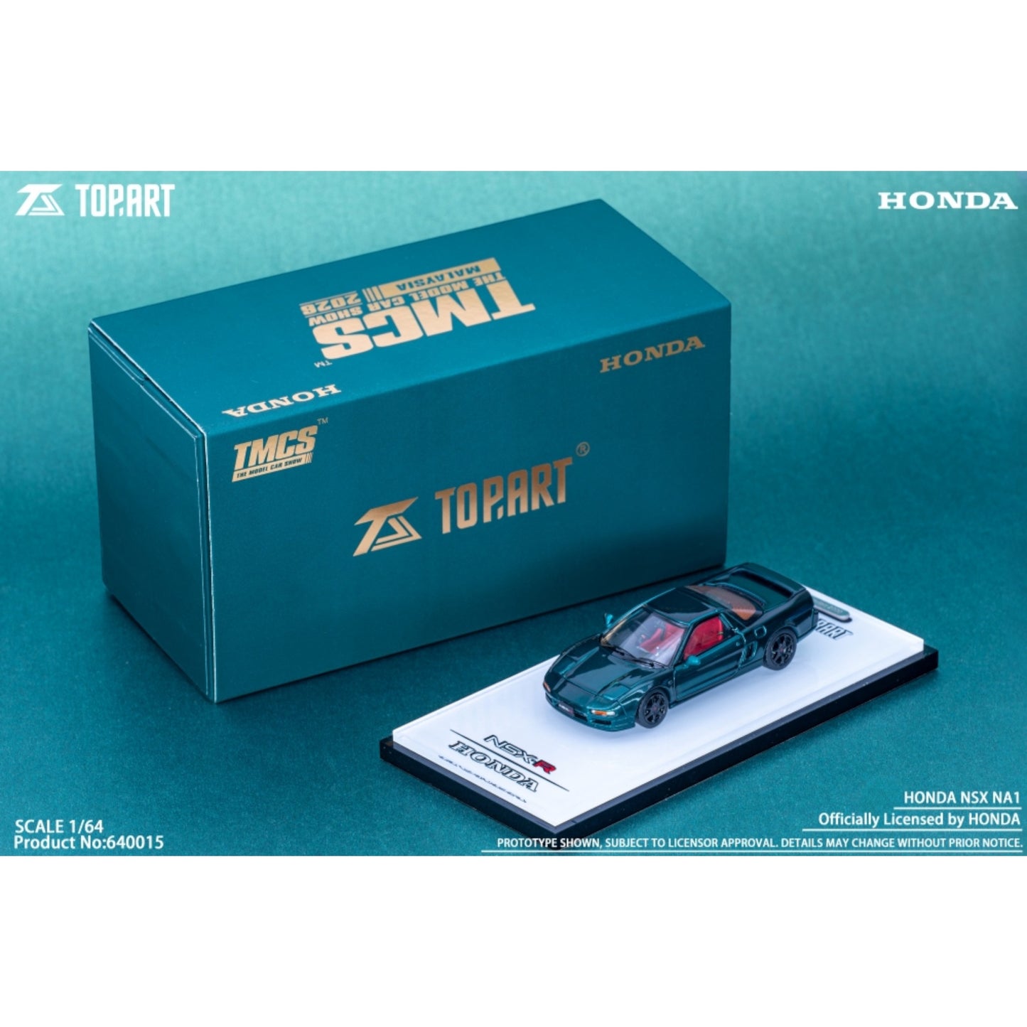 TopArt - Honda NSX NA1, dark green - TMCS 2026 Event Model - TAO640015