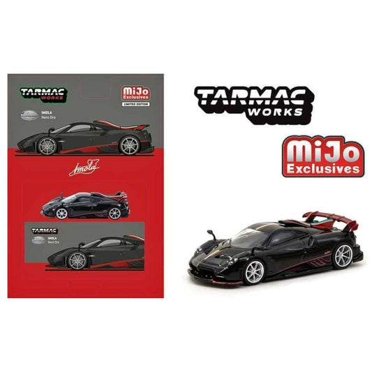 Tarmac Works - Pagani Imola, nero oro - T64G-TL046-BK-MJ - Mijo Exclusive