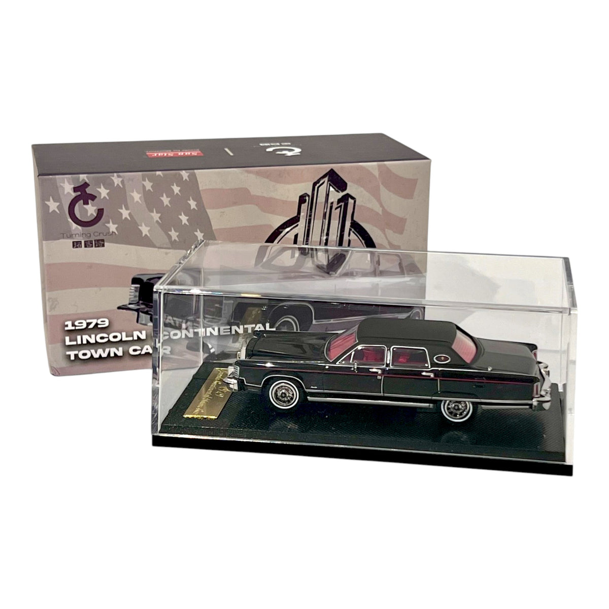 Turning Crush - 1979 Lincoln Continental Town Car, black - 60001