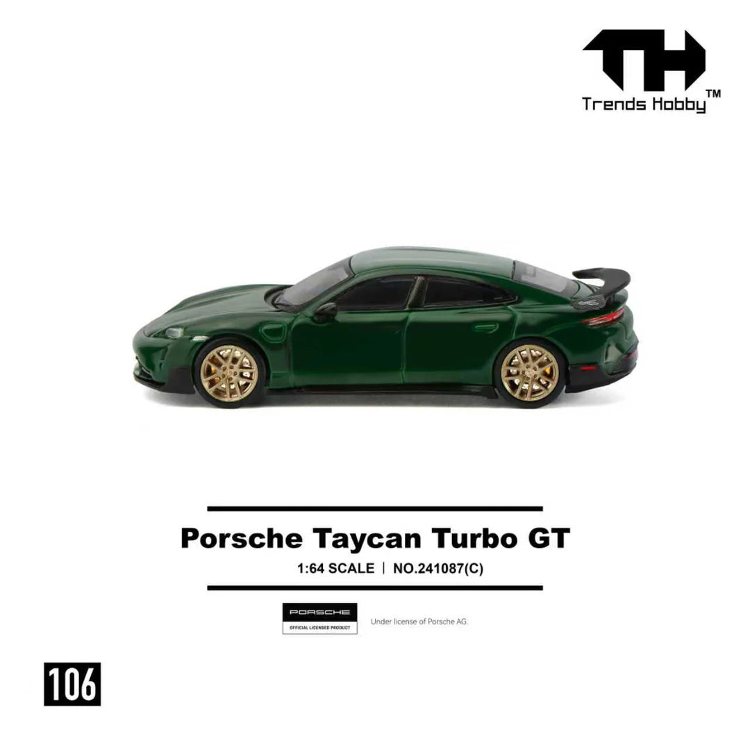 Trends Hobby - Pre-Order - Porsche Taycan Turbo GT, green - 241087C