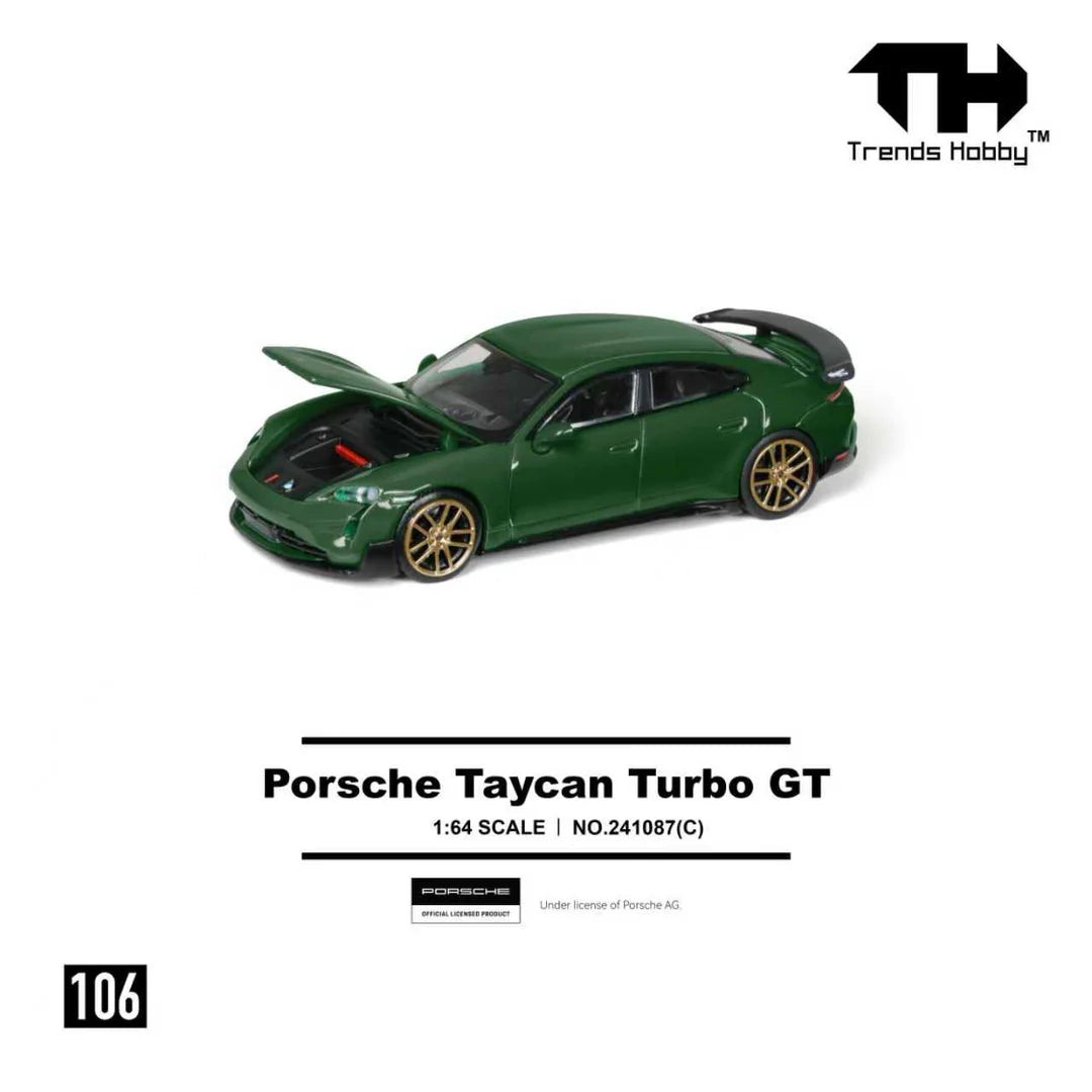 Trends Hobby - Pre-Order - Porsche Taycan Turbo GT, green - 241087C