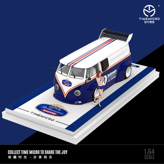 TimeMicro - Pre-Order - Volkswagen T1 Van - Rothmans - mit Figur - TM642946-1
