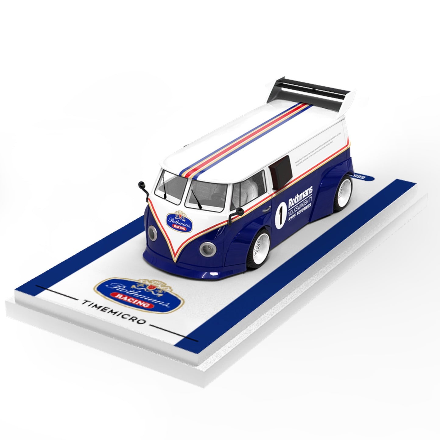 TimeMicro - Pre-Order - Volkswagen T1 Van - Rothmans - TM642946