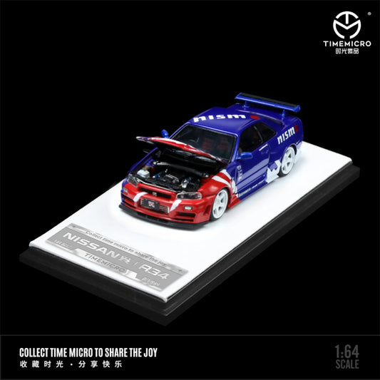 TimeMicro - Pre-Order - Nissan Skylien GT-R R34, Nismo - TM643439