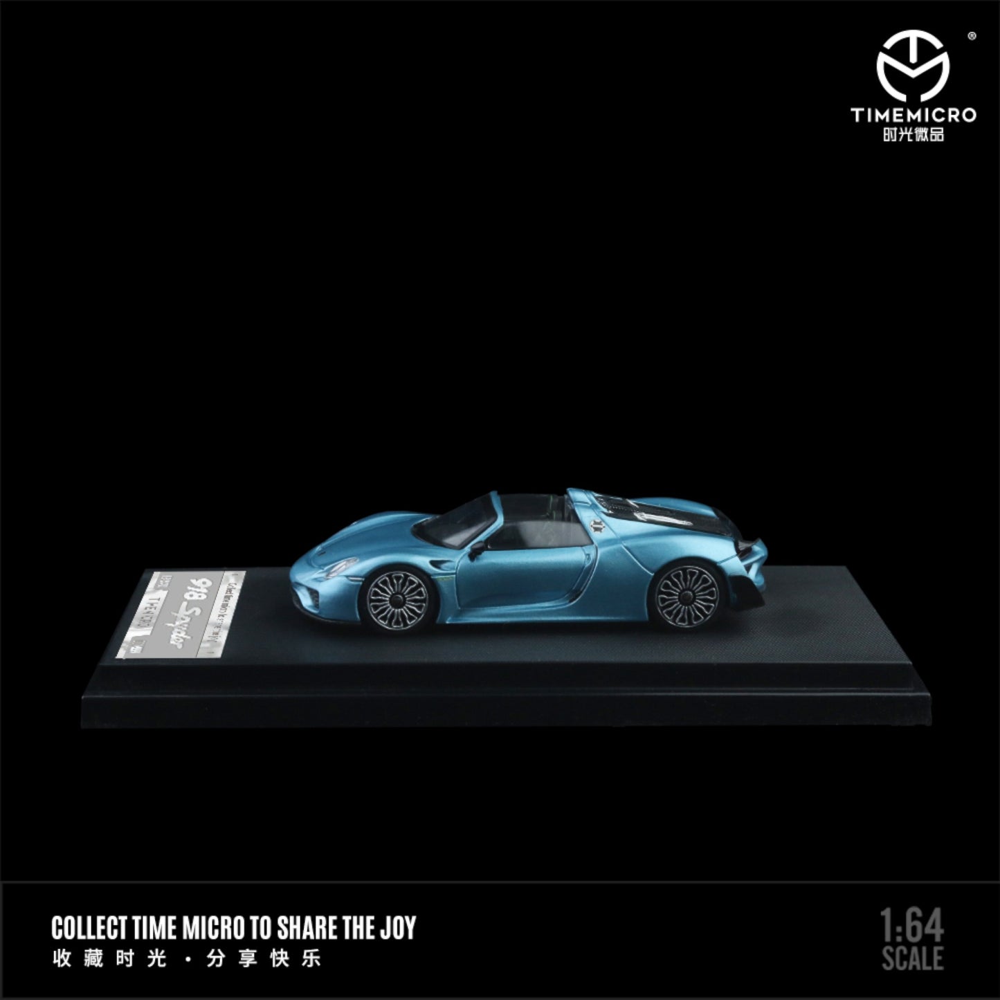 Time Micro - Porsche 918 Spyder electric blue - TM643526