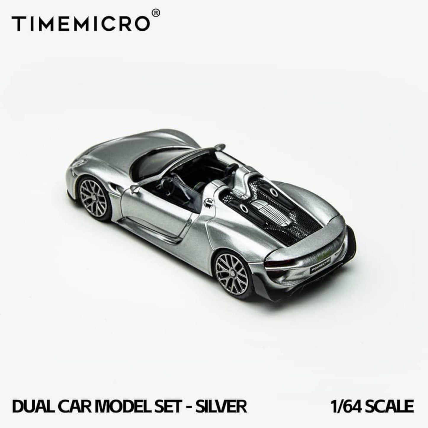 Time Micro - Pre-Order - 918 Spyder & CARRERA GT Double Pac, silver - TM643529-T - Boxset