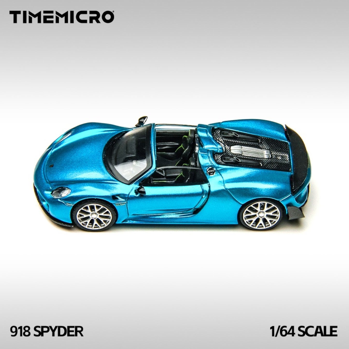 TimeMicro - Pre-Order - Porsche 918 Spyder Blue - TM643530