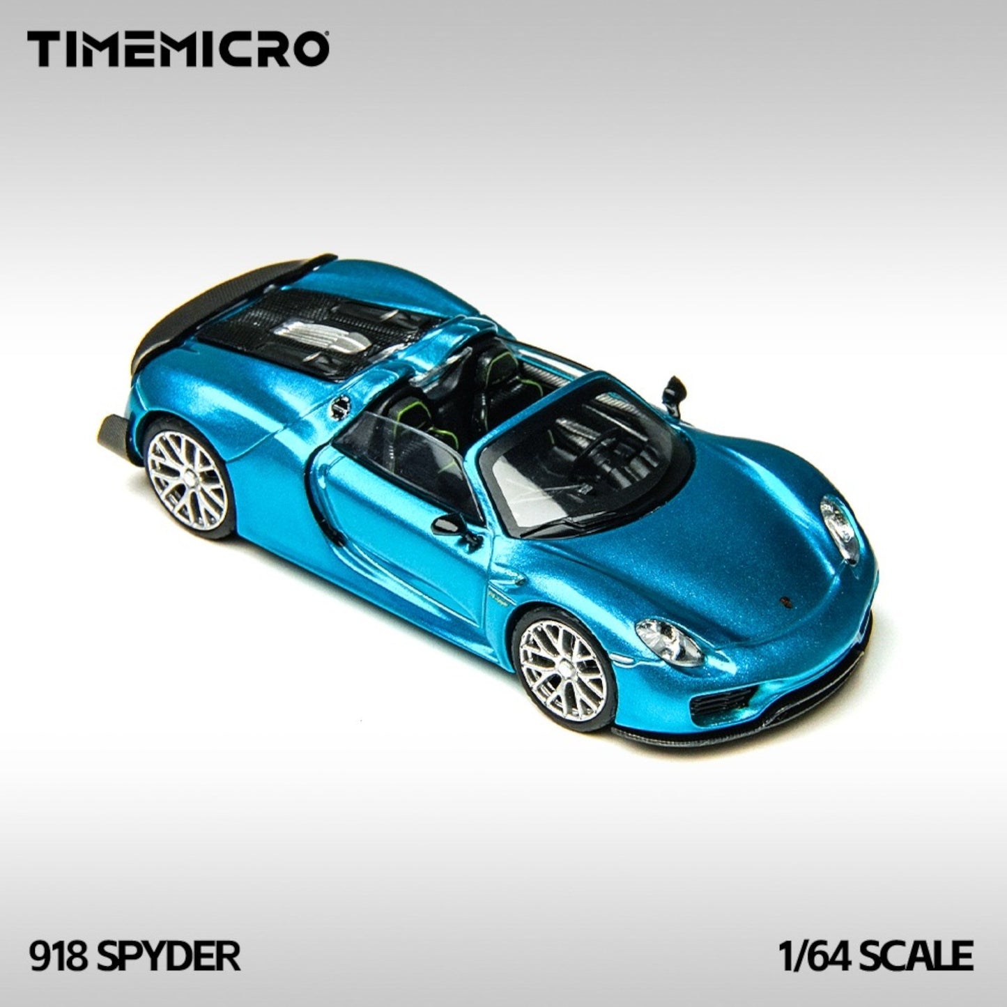 TimeMicro - Pre-Order - Porsche 918 Spyder Blue - TM643530