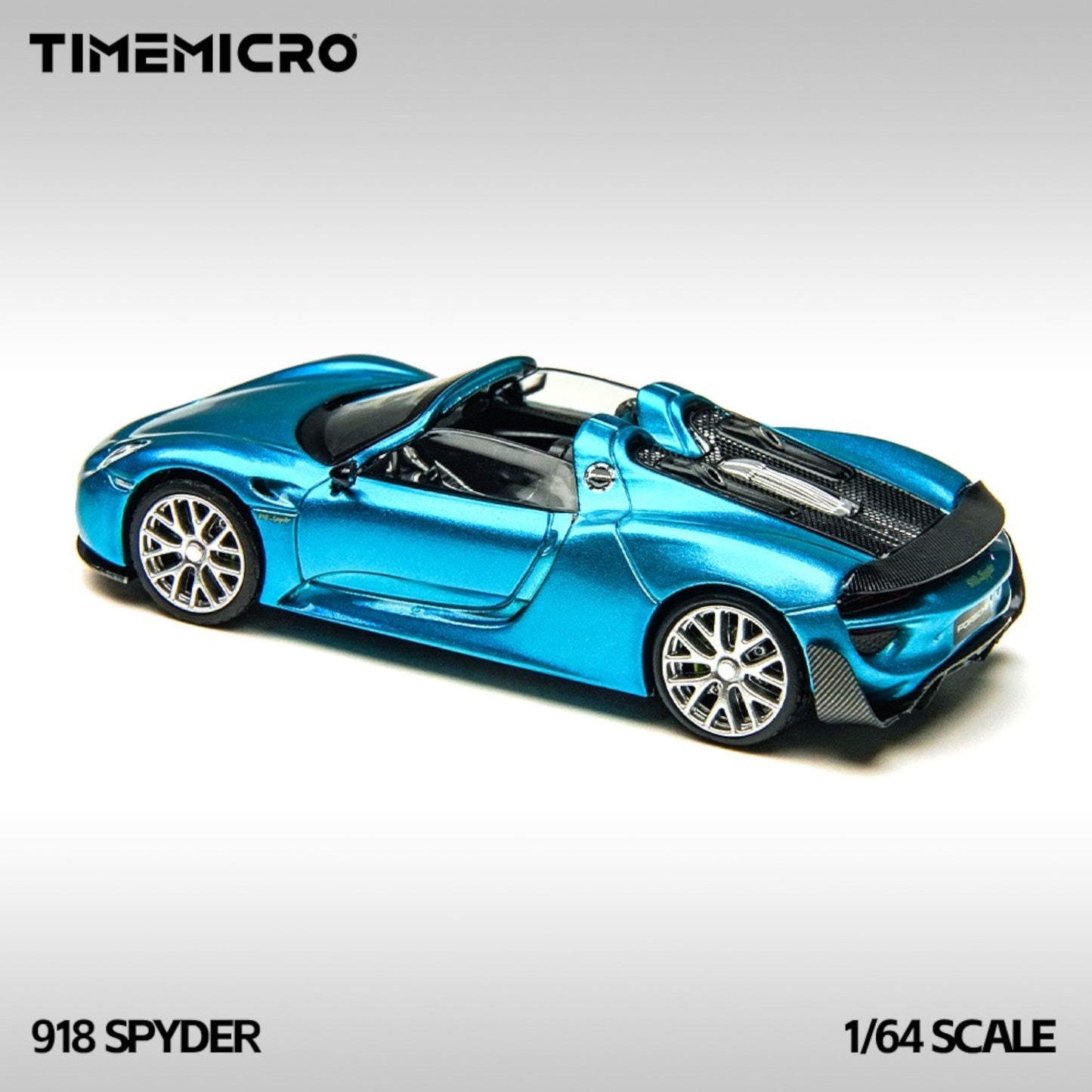 TimeMicro - Pre-Order - Porsche 918 Spyder Blue - TM643530