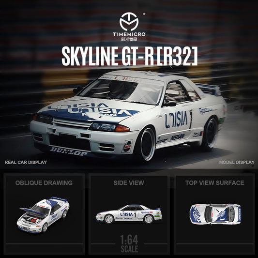 TimeMicro - Pre-Order - Nissan GTR R32, Unisia - TM644140