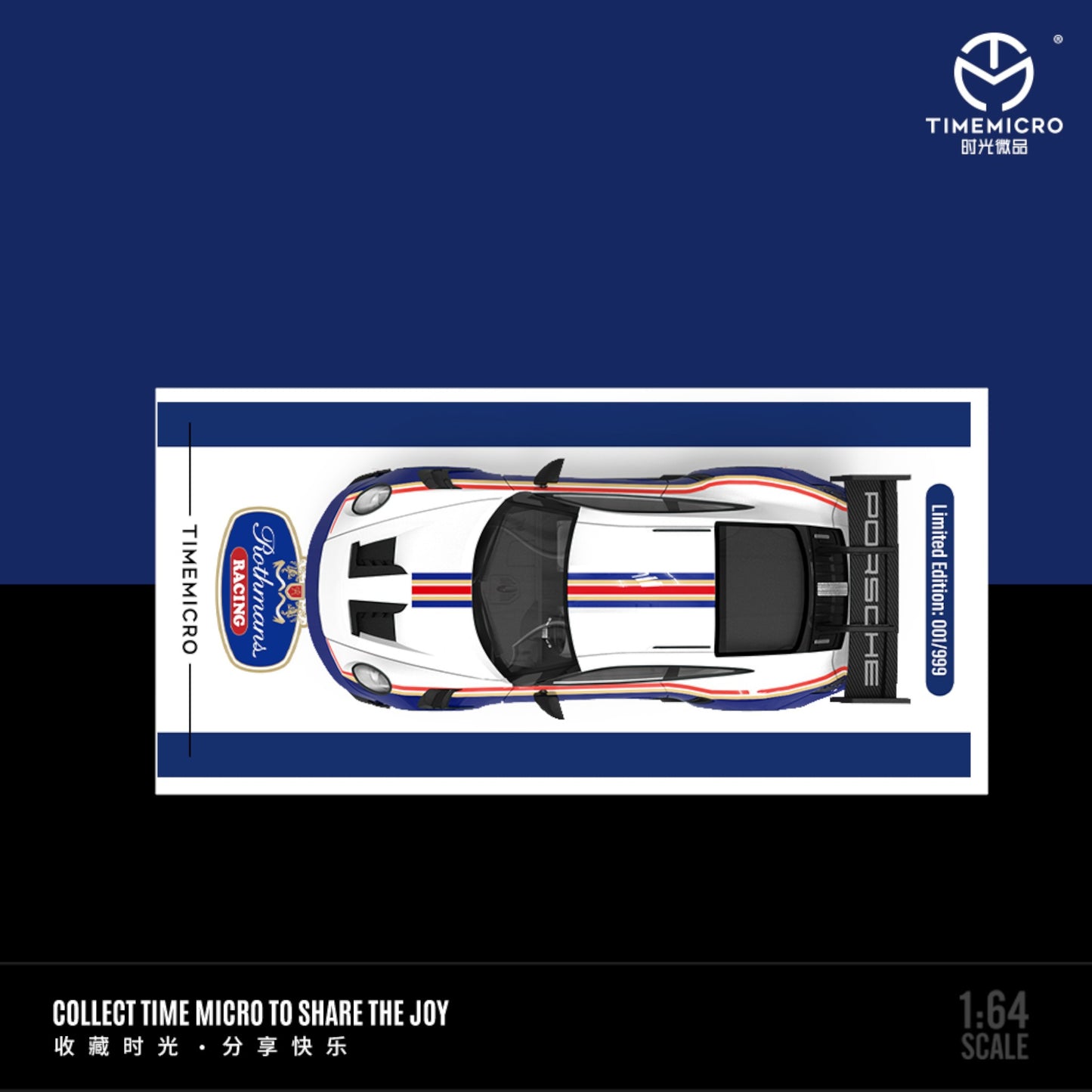 TimeMicro - Pre-Order - Porsche 992 GT3 RS, Rothmanns - TM644637