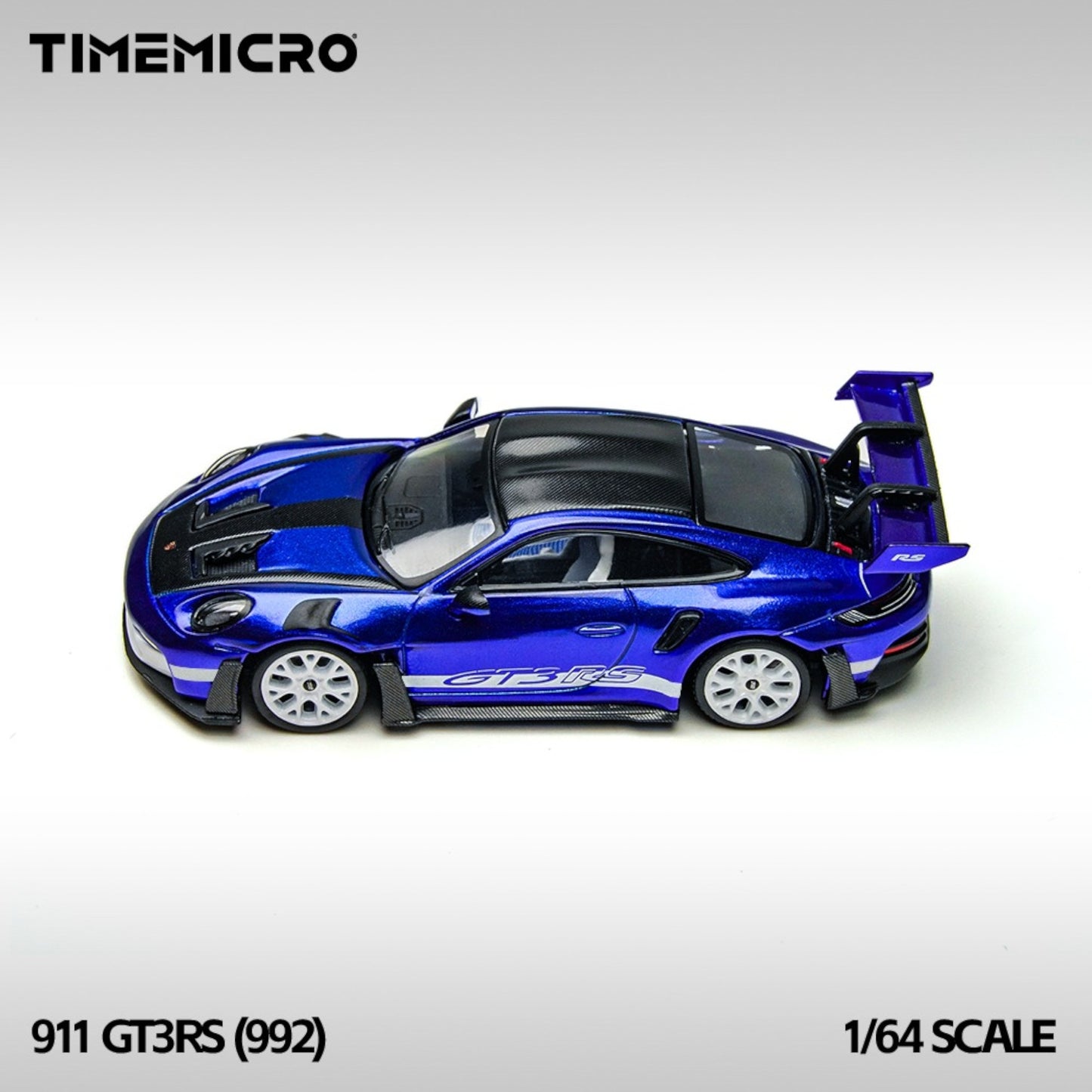 TimeMicro - Pre-Orde - Porsche 992 GT3 RS San Marino Blue - TM644643