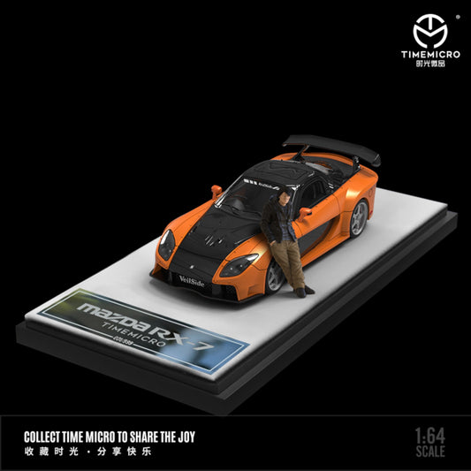 Time Micro - Mazda RX-7 Veilside mit Figur - TM645801-1