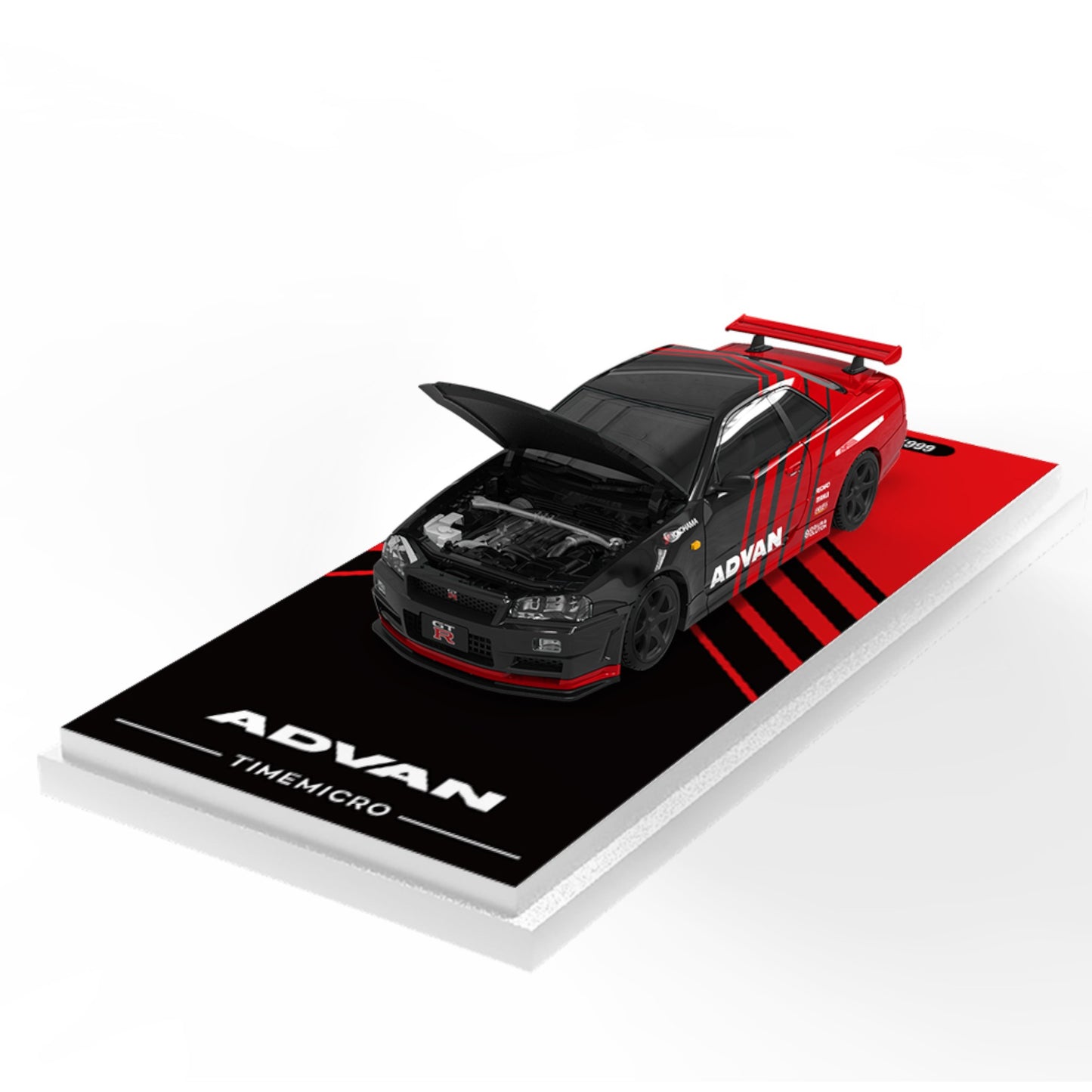 TimeMicro - Pre-Order - Nissan Skyline GT-R (R34) , Advan - TM646316