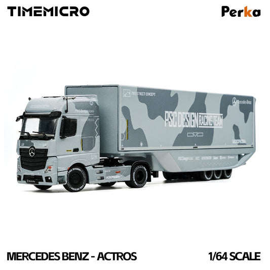 TimeMicro - Pre-Order - Mercedes Benz Actros Concept Trailer - PSC Fighter jet grey - TM646753