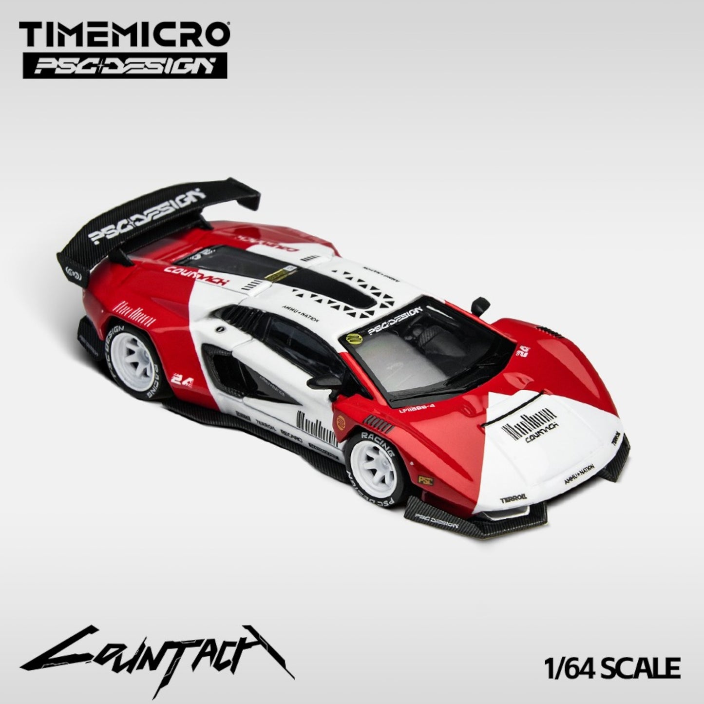 Time Micro x PSC Design - Pre-Order - Countach "V" Marlboro - TM647703