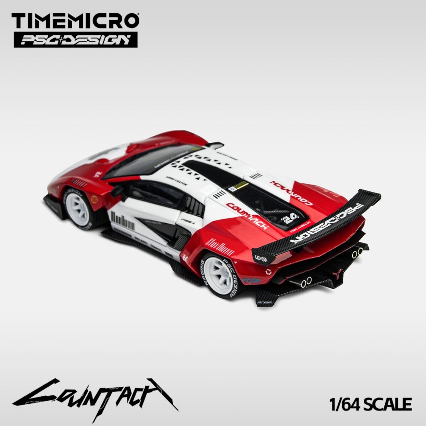 Time Micro x PSC Design - Pre-Order - Countach "V" Marlboro - TM647703