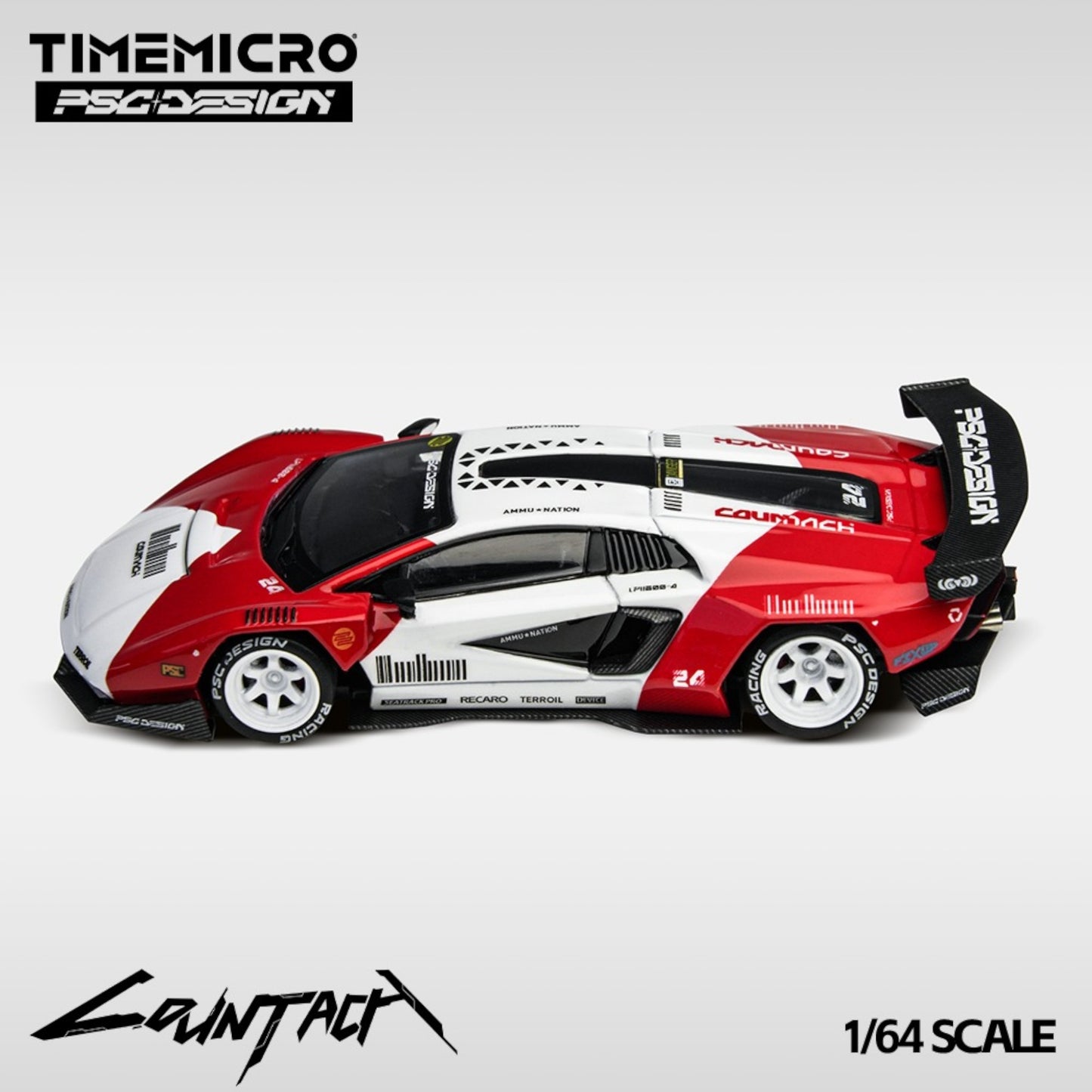 Time Micro x PSC Design - Pre-Order - Countach "V" Marlboro - TM647703