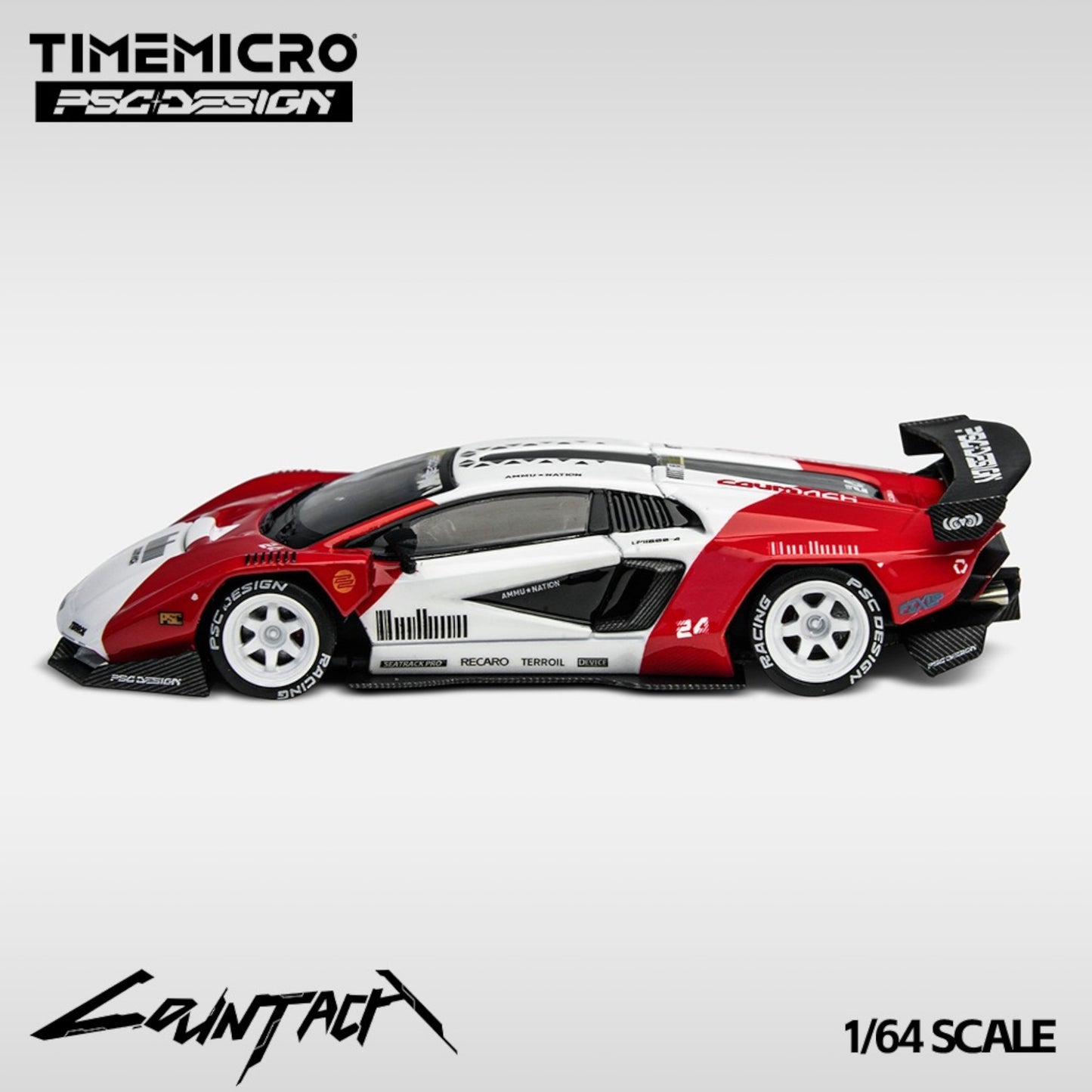 Time Micro x PSC Design - Pre-Order - Countach "V" Marlboro - TM647703