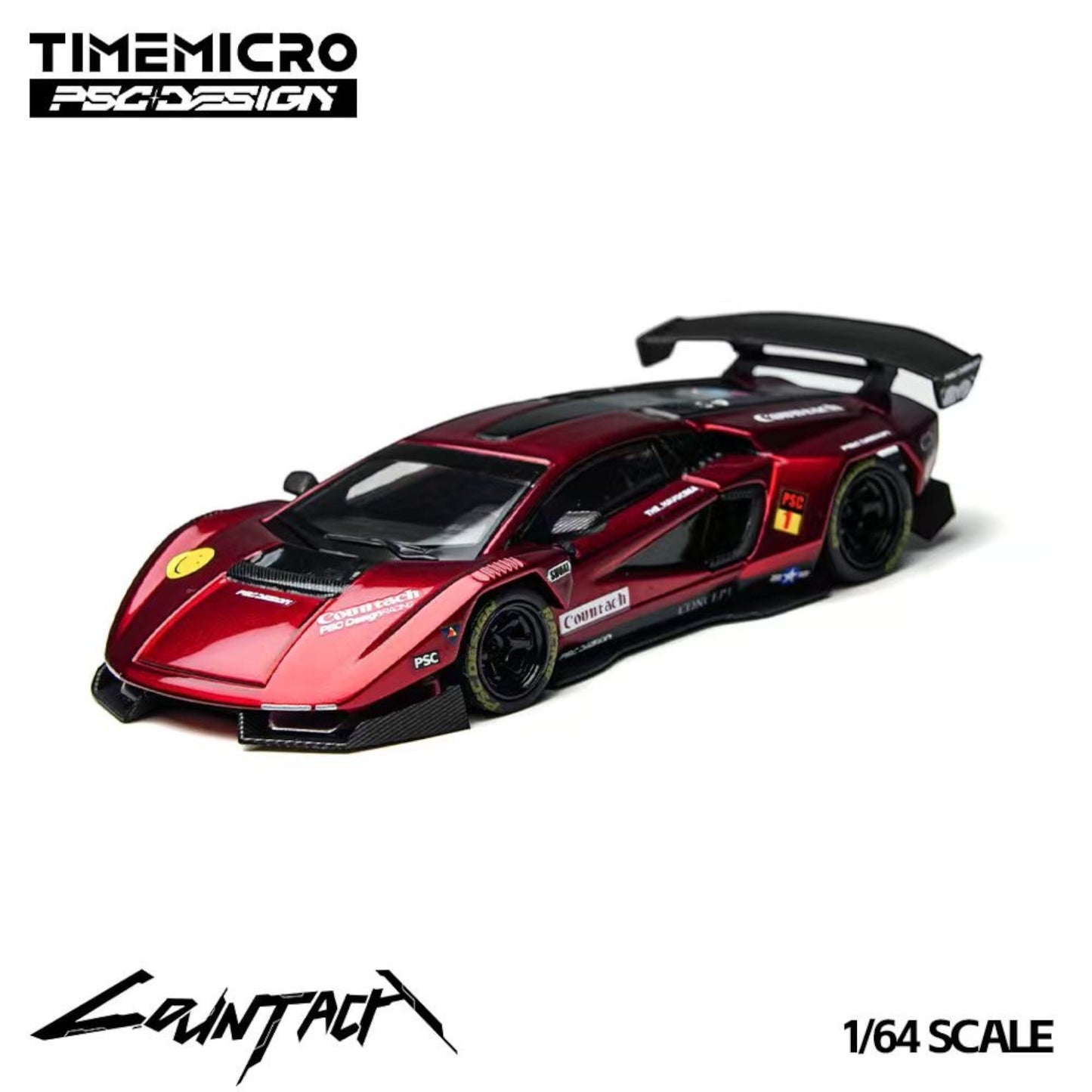 TimeMicro x PSC Design - Pre-Order - Contaș "V" Scarlet Countach "V" - TM647705