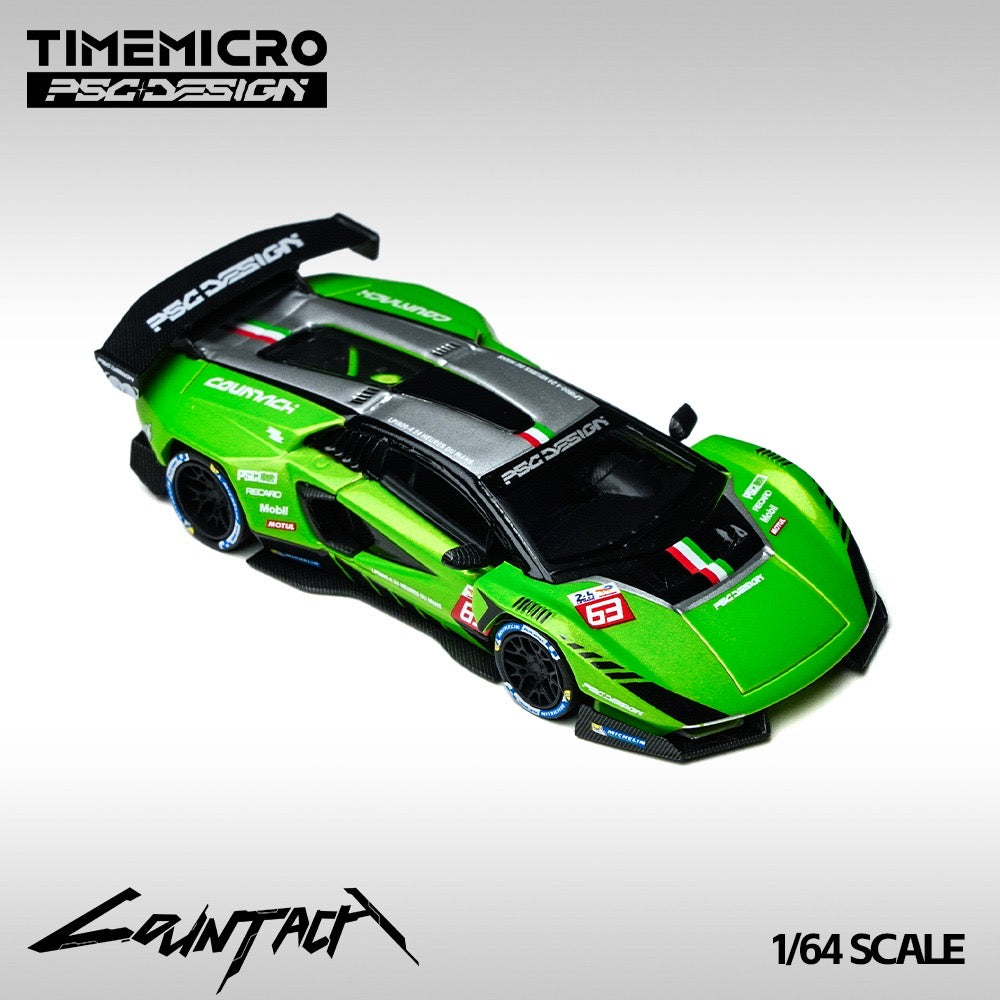 Time Micro x PSC Design - Pre-Order - Countach "V" Metallic Green- TM647706
