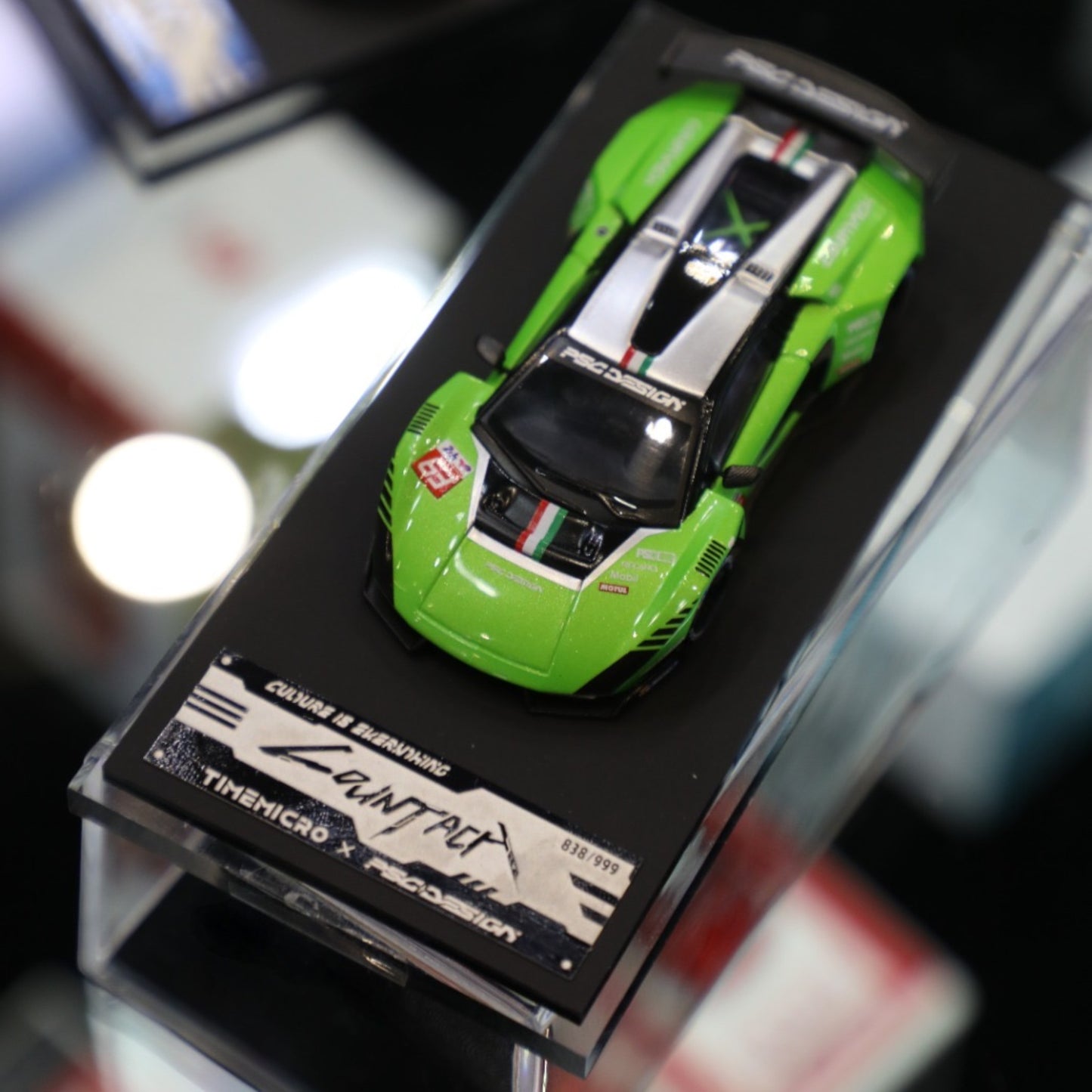 Time Micro x PSC Design - Pre-Order - Countach "V" Metallic Green- TM647706