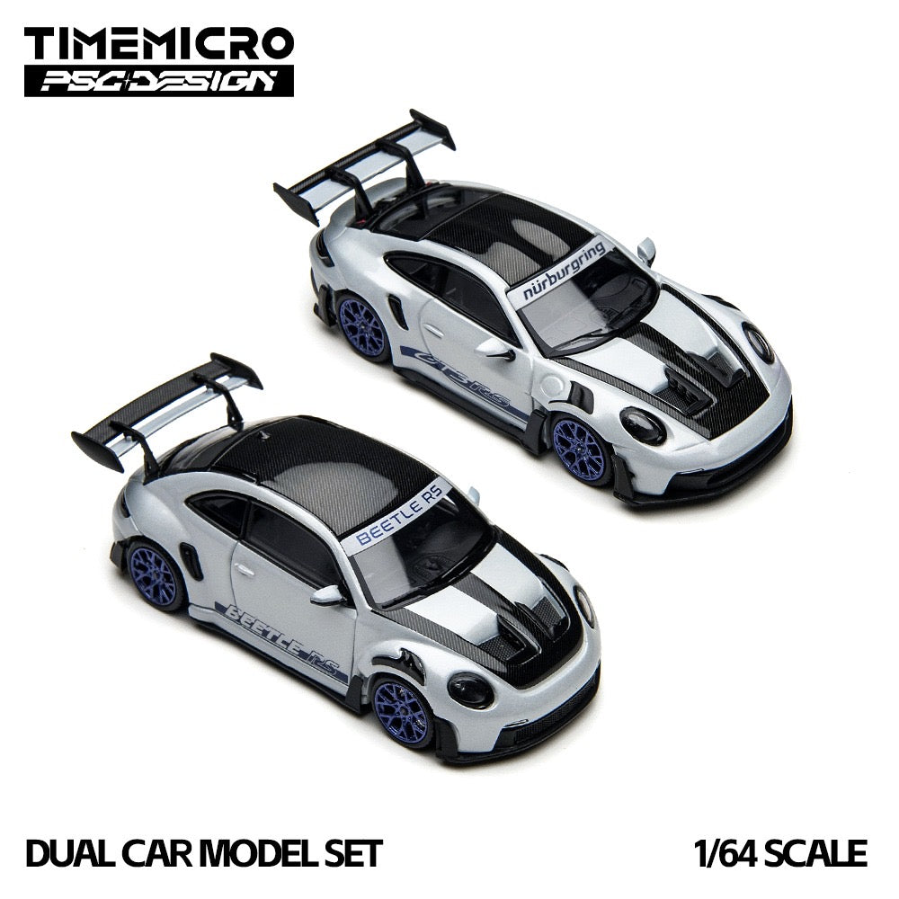 TimeMicro × PSC DESIGN - Pre-Order - 992 GT3 RS & Beetle RS Nürburgring - Car Set - TM647907-T