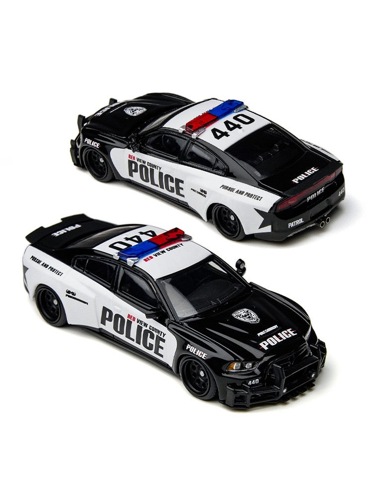 TimeMicro x PSC Design - Pre-Order - Dodge Charger "Brawler" Police - TM648203