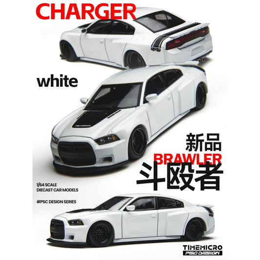 TimeMicro x PSC Design - Pre-Order - Warhorse "Brawler" Charger, White - TM648205