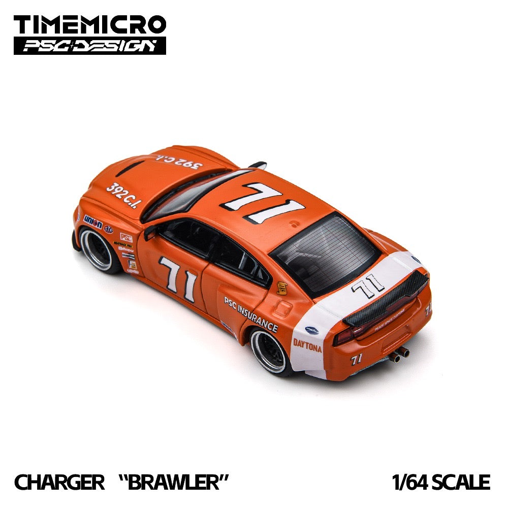 TimeMicro x PSC Design - Pre-Order - Charger "Brawler" Daytona71 Replica - TM648209