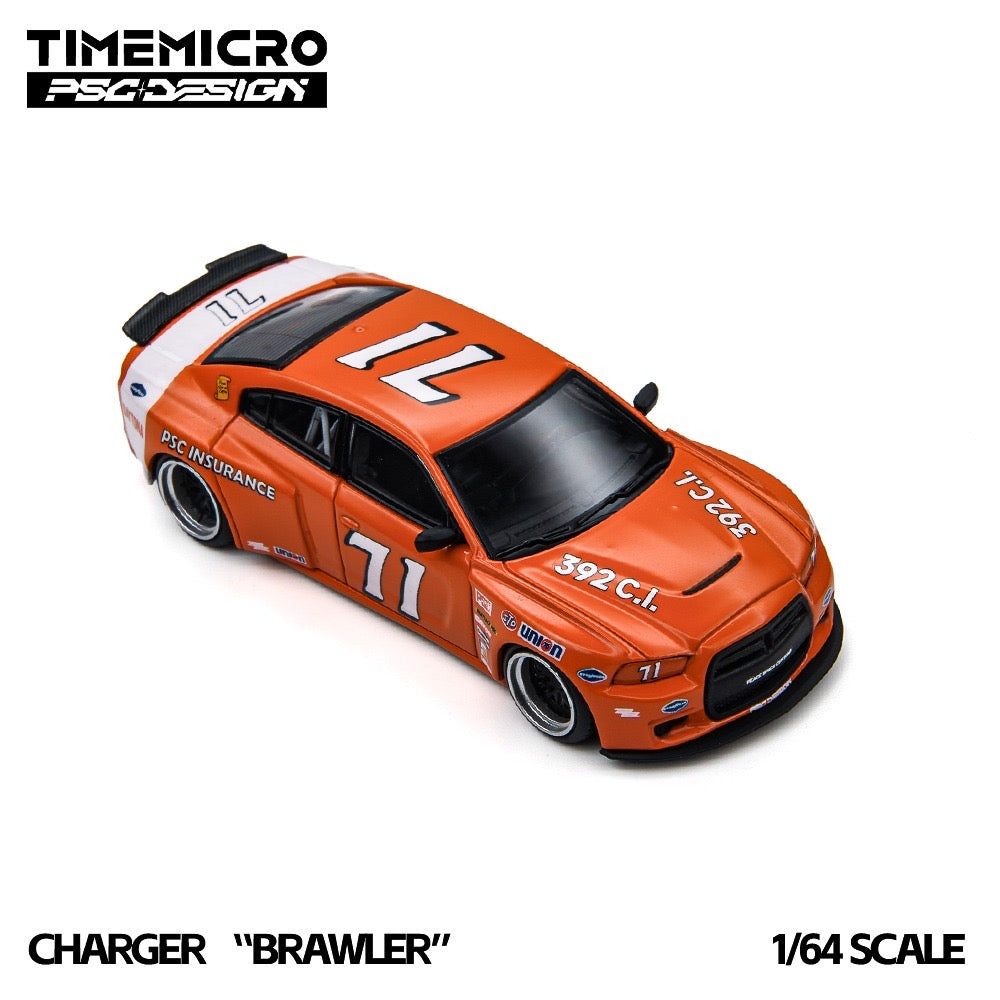 TimeMicro x PSC Design - Pre-Order - Charger "Brawler" Daytona71 Replica - TM648209