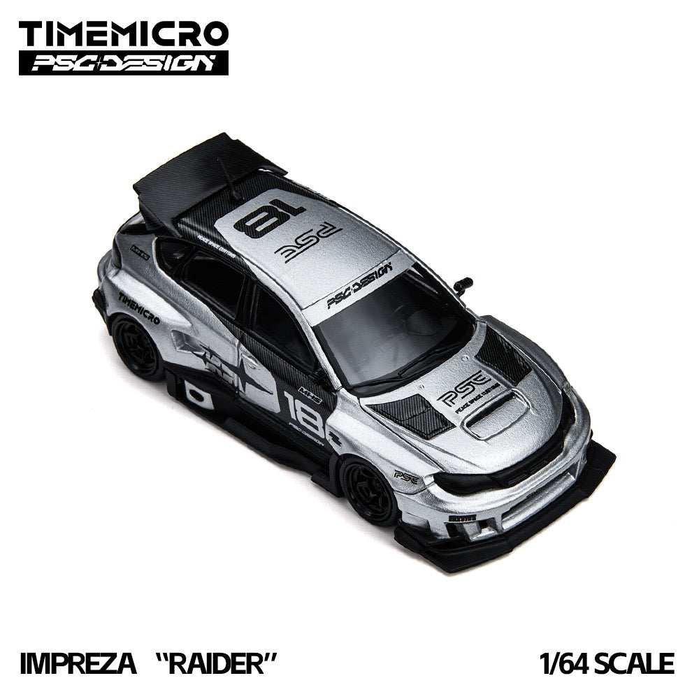 TimeMicro × PSC DESIGN - Pre-Order - Impreza "Raider“ Silver - TM648303