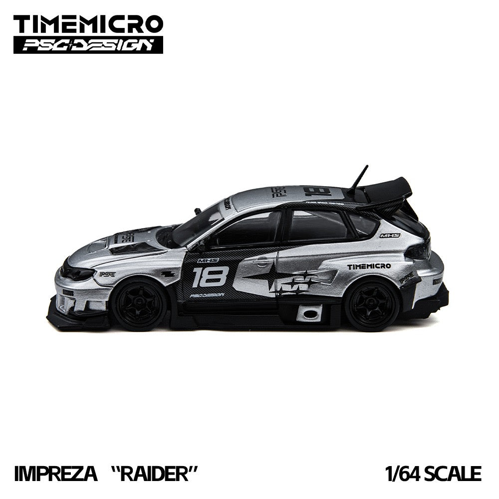 TimeMicro × PSC DESIGN - Pre-Order - Impreza "Raider“ Silver - TM648303