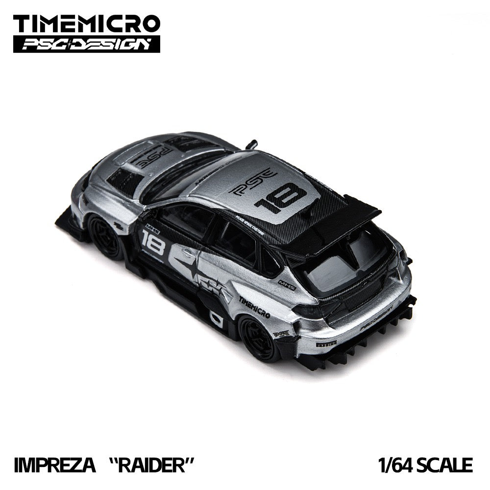 TimeMicro × PSC DESIGN - Pre-Order - Impreza "Raider“ Silver - TM648303