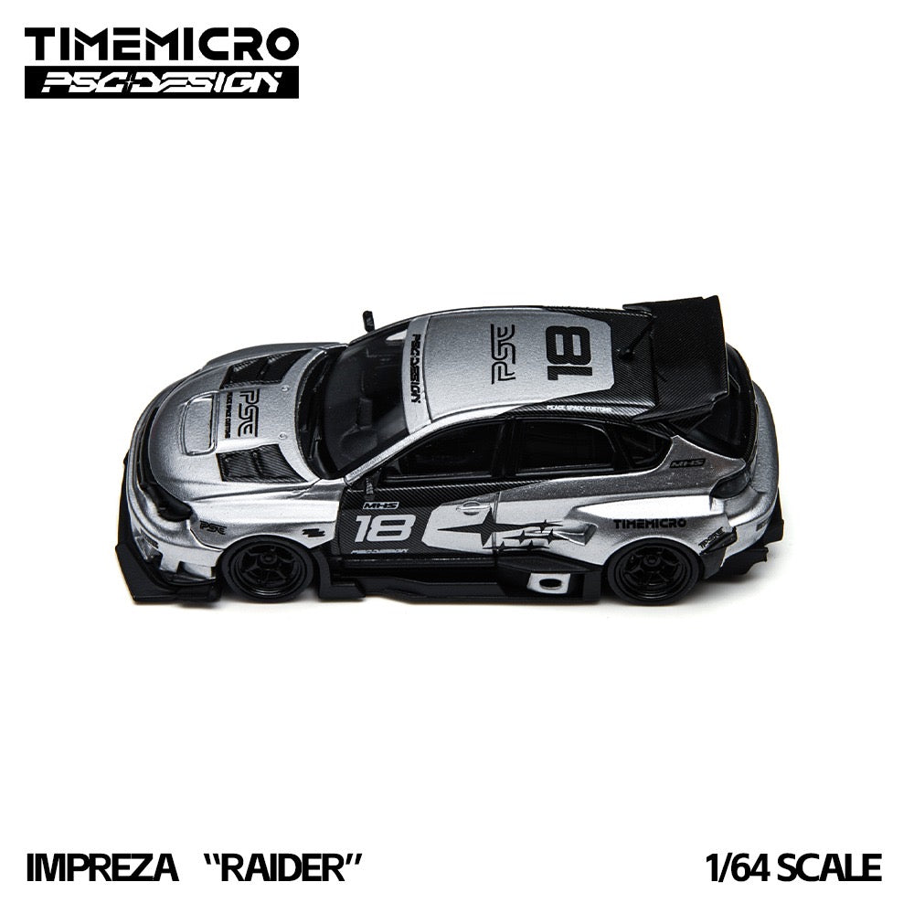 TimeMicro × PSC DESIGN - Pre-Order - Impreza "Raider“ Silver - TM648303