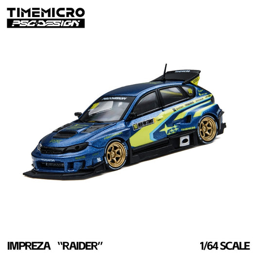 TimeMicro × PSC DESIGN - Pre-Order - Impreza "Raider" Blue/Yellow - TM648304