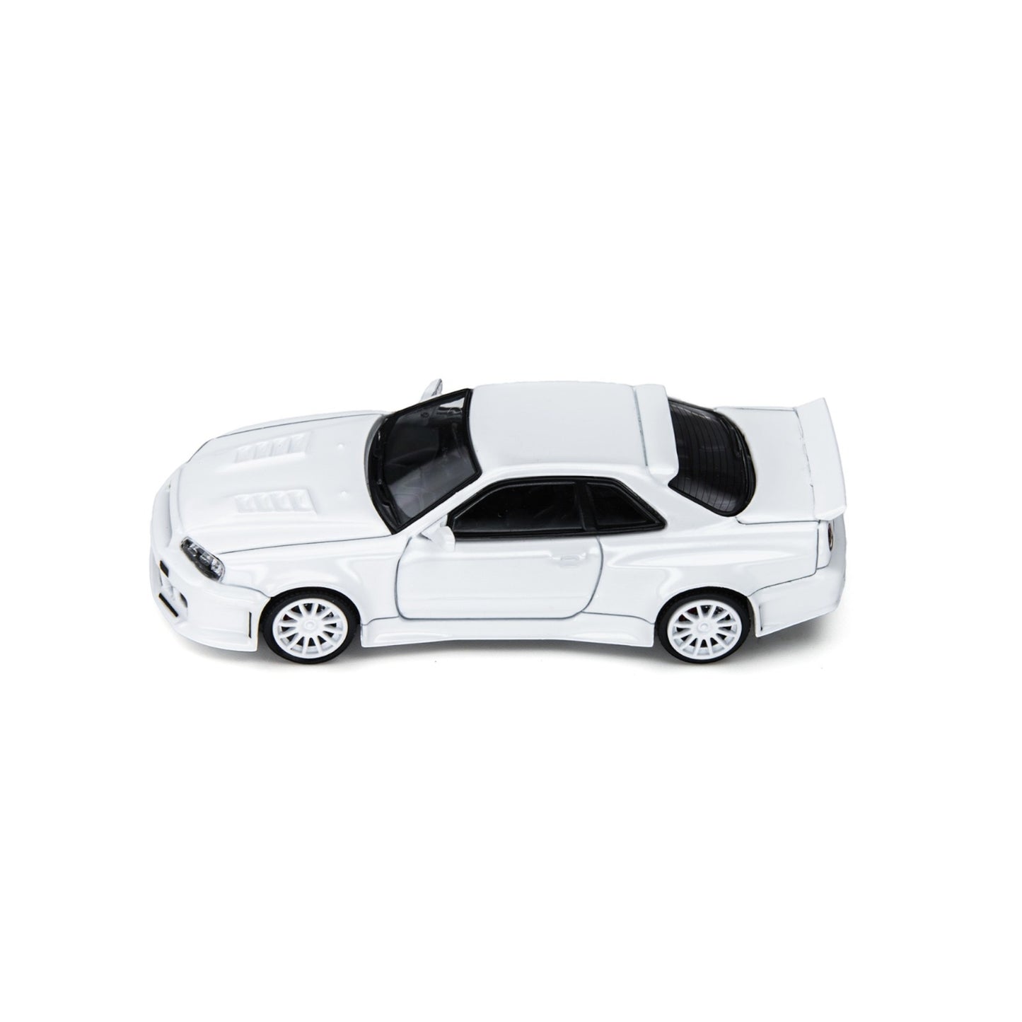 TimeMicro × PSC DESIGN - Pre-Order - Nissan Skyline GT-R (R34) "Smilodon" White Engineer Edition - TM648402