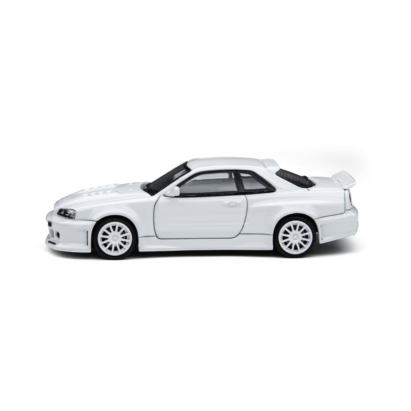 TimeMicro × PSC DESIGN - Pre-Order - Nissan Skyline GT-R (R34) "Smilodon" White Engineer Edition - TM648402