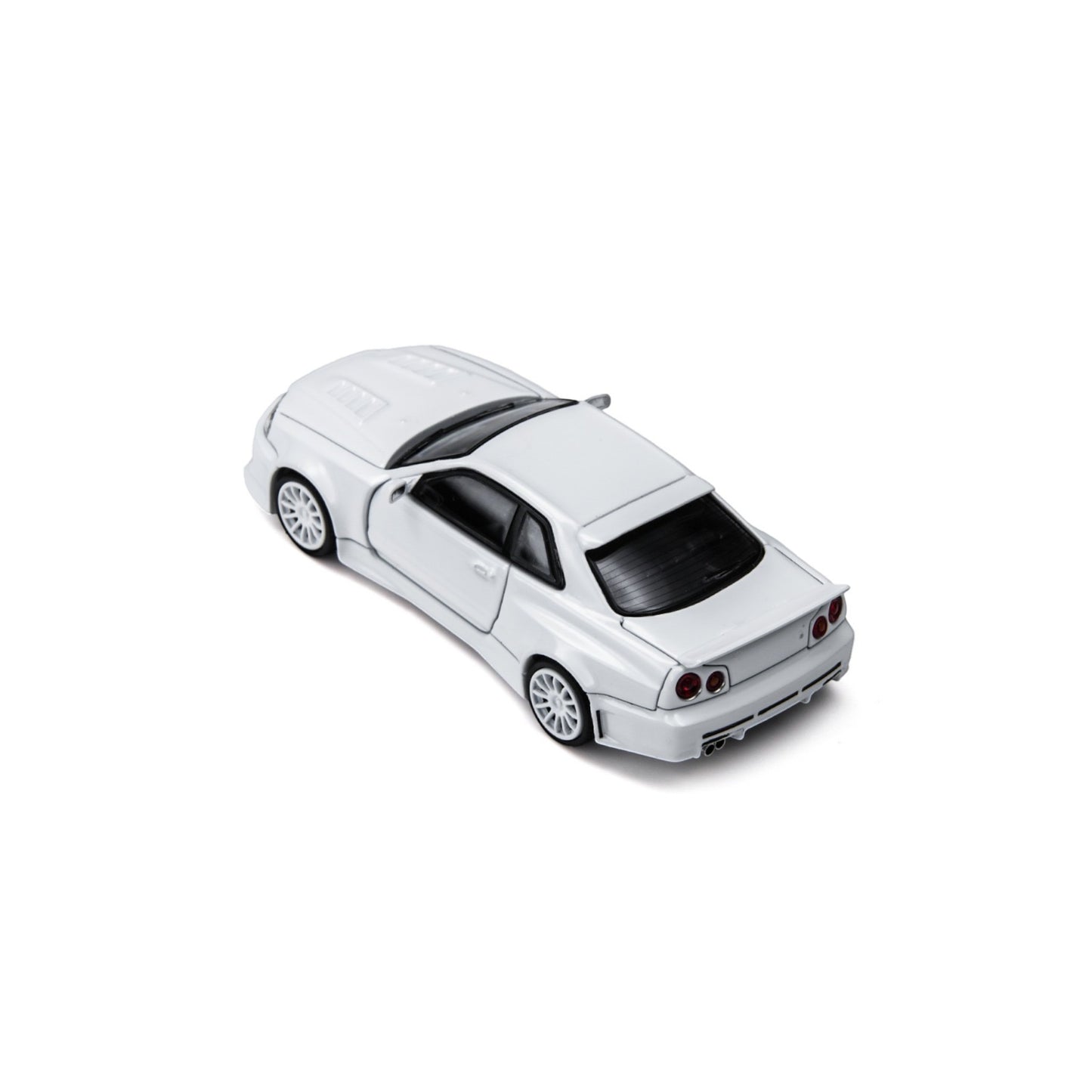 TimeMicro × PSC DESIGN - Pre-Order - Nissan Skyline GT-R (R34) "Smilodon" White Engineer Edition - TM648402