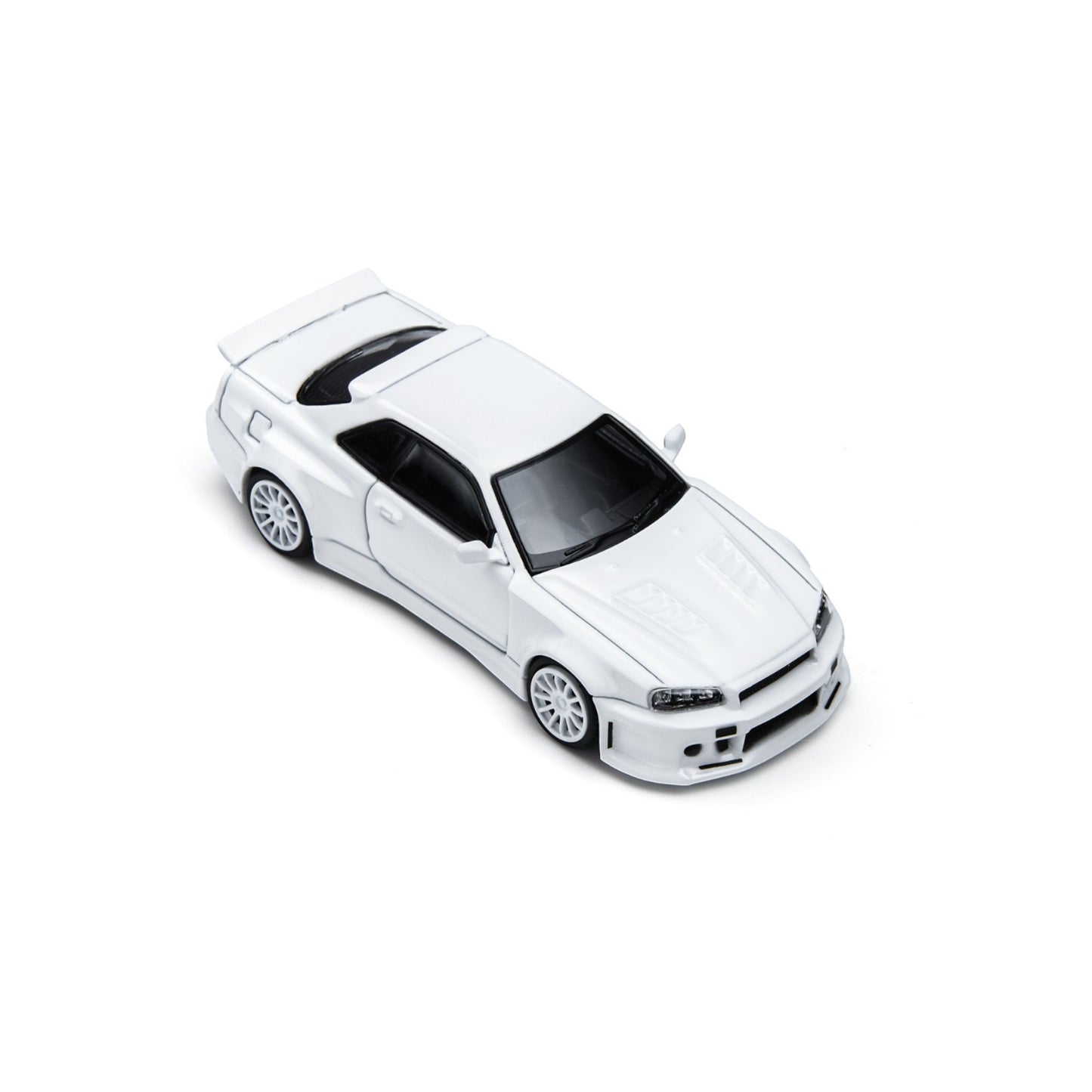 TimeMicro × PSC DESIGN - Pre-Order - Nissan Skyline GT-R (R34) "Smilodon" White Engineer Edition - TM648402