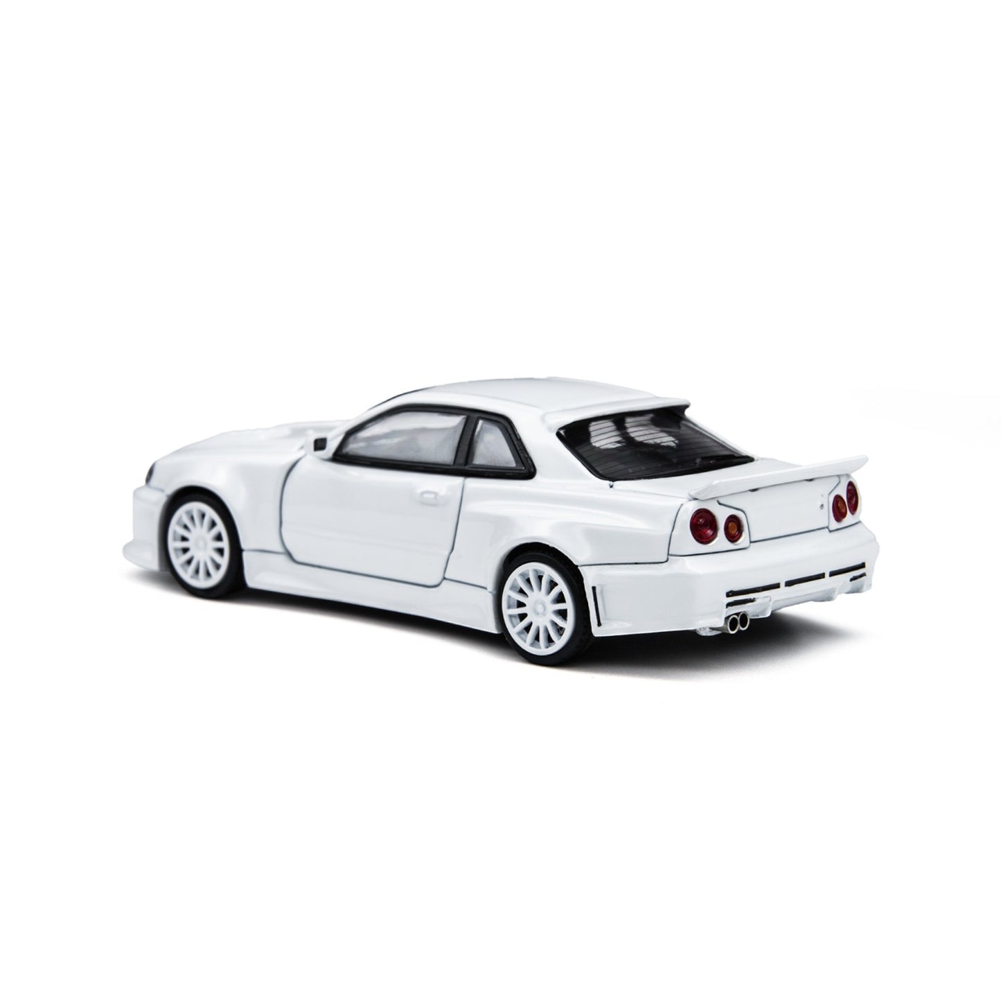 TimeMicro × PSC DESIGN - Pre-Order - Nissan Skyline GT-R (R34) "Smilodon" White Engineer Edition - TM648402