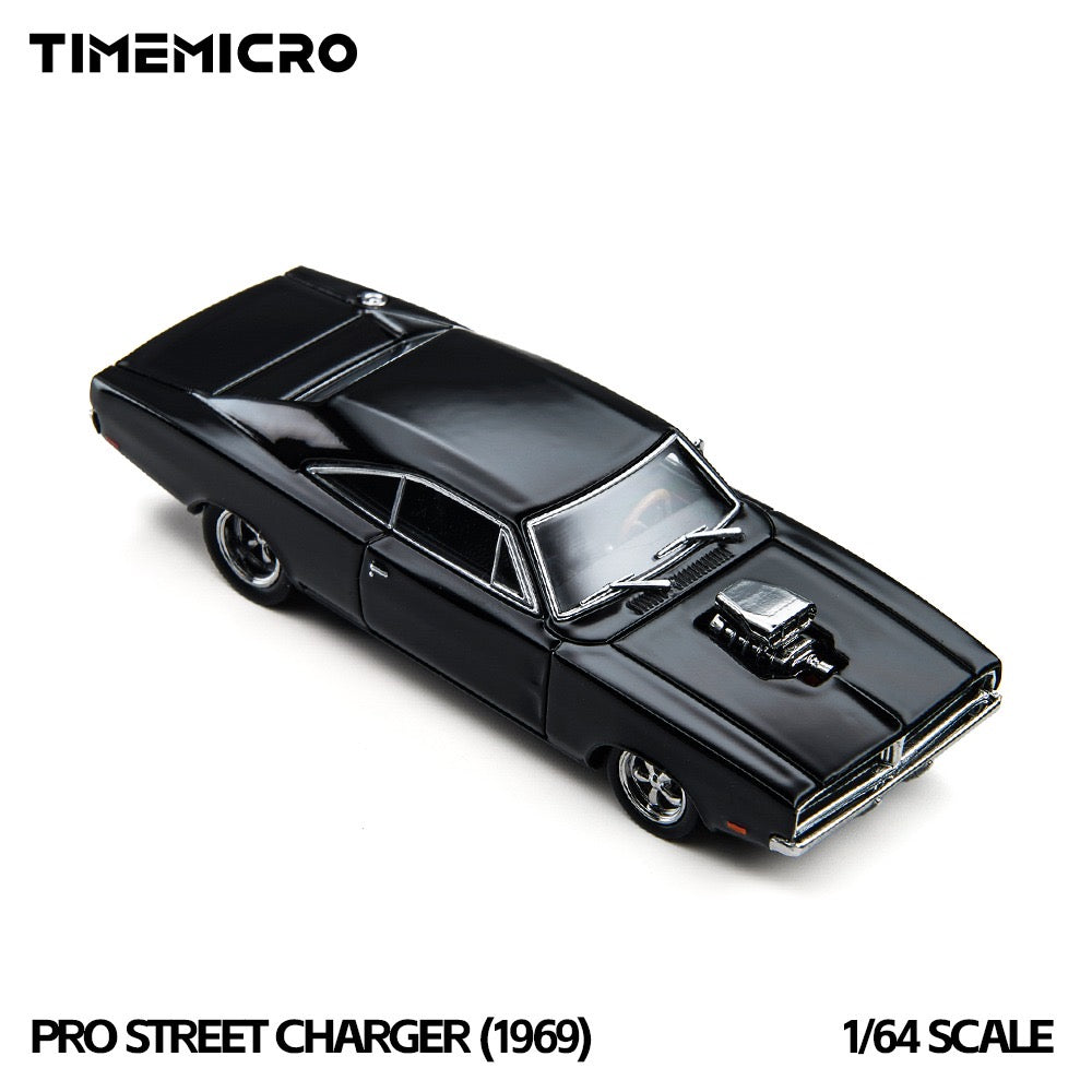 TimeMicro × PSC DESIGN - Pre-Order - 1969 Pro Street Charger, black - TM649001