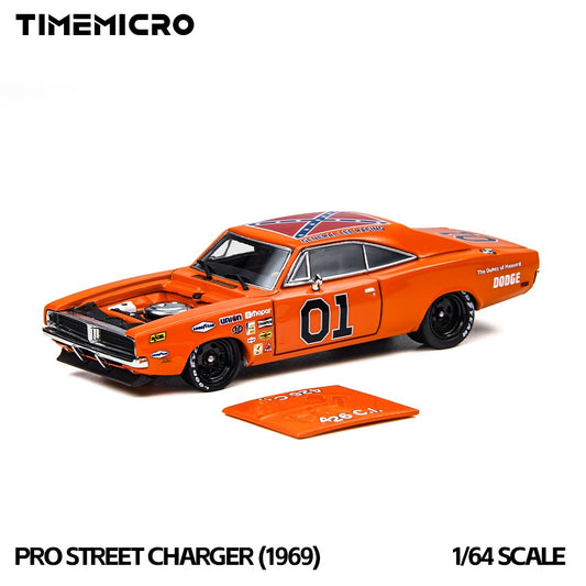 TimeMicro - Pre-Order - Pro Street Charger 1969 - General Lee Design - TM649002