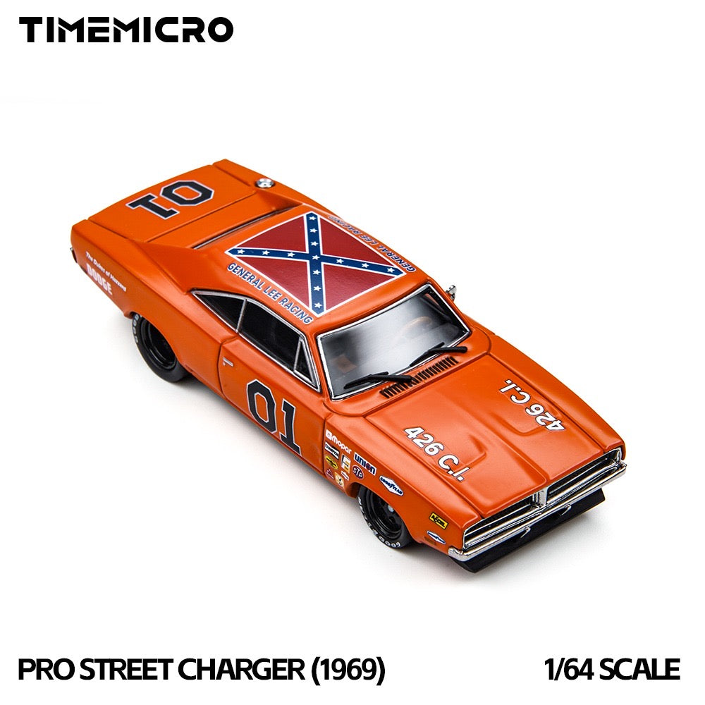 TimeMicro - Pre-Order - Pro Street Charger 1969 - General Lee Design - TM649002
