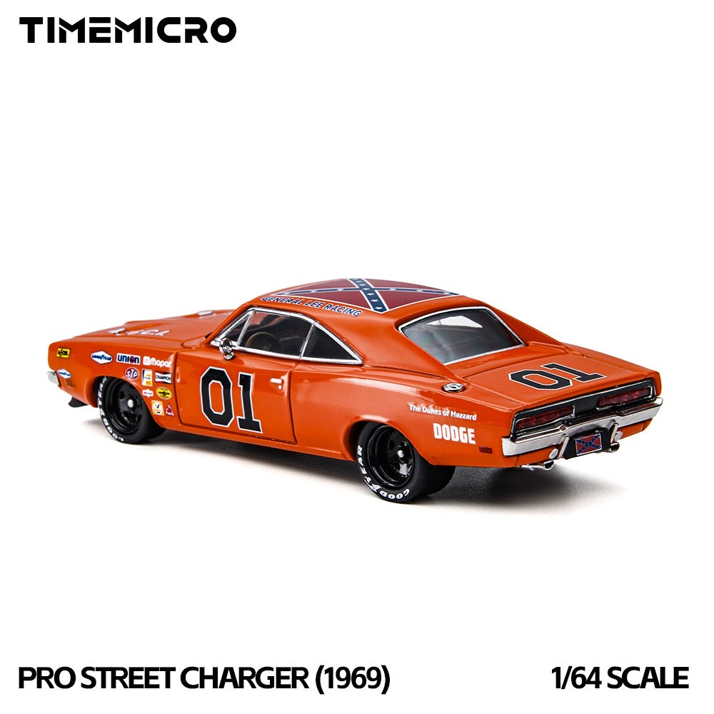 TimeMicro - Pre-Order - Pro Street Charger 1969 - General Lee Design - TM649002