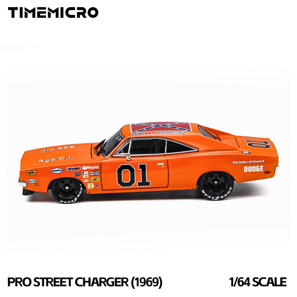 TimeMicro - Pre-Order - Pro Street Charger 1969 - General Lee Design - TM649002