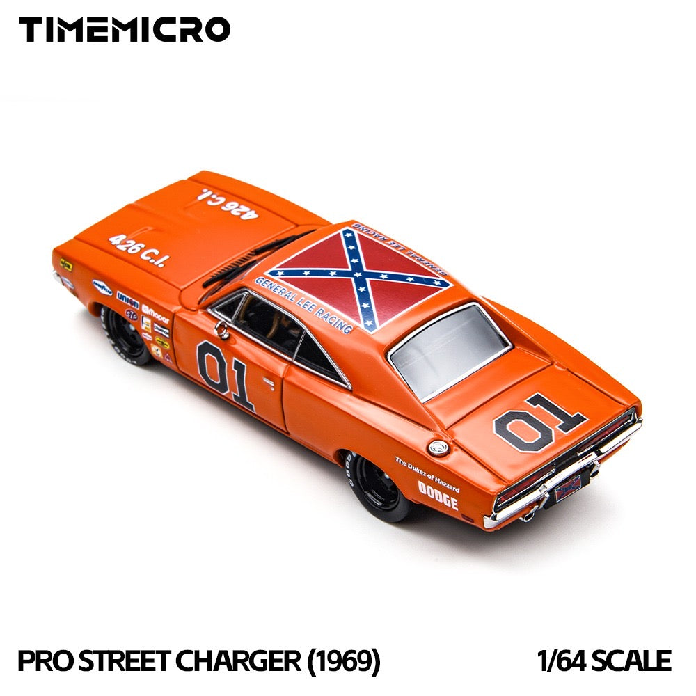 TimeMicro - Pre-Order - Pro Street Charger 1969 - General Lee Design - TM649002